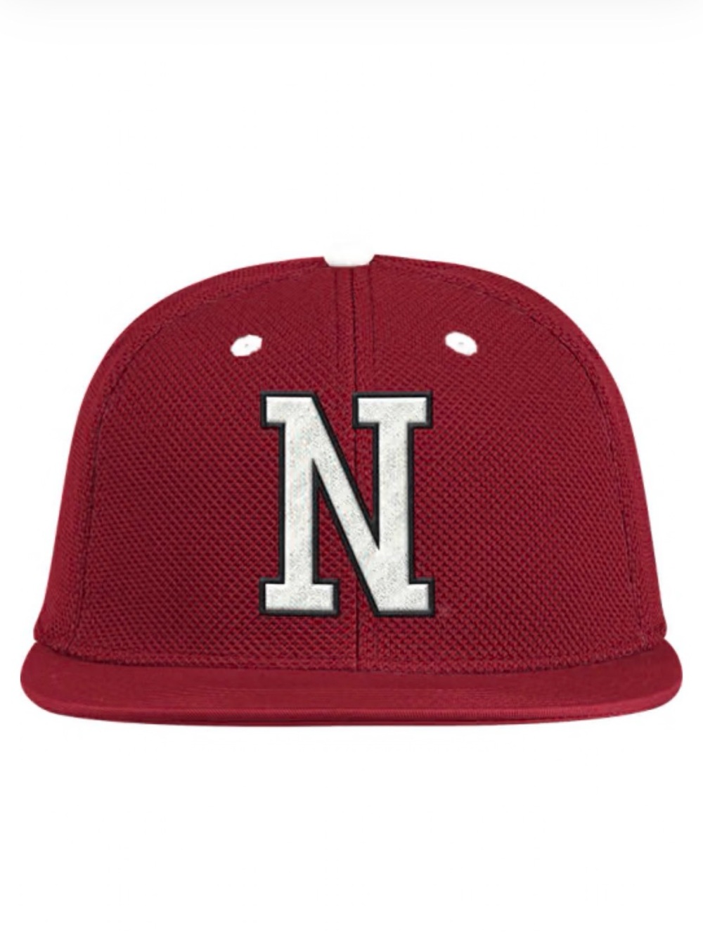 ADIDAS NEBRASKA CORNHUSKERS RED BASEBALL ON-FIELD CLASSIC FITTED HAT SIZE  7 1/8